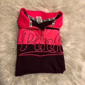 VS PINK half zip up 💗